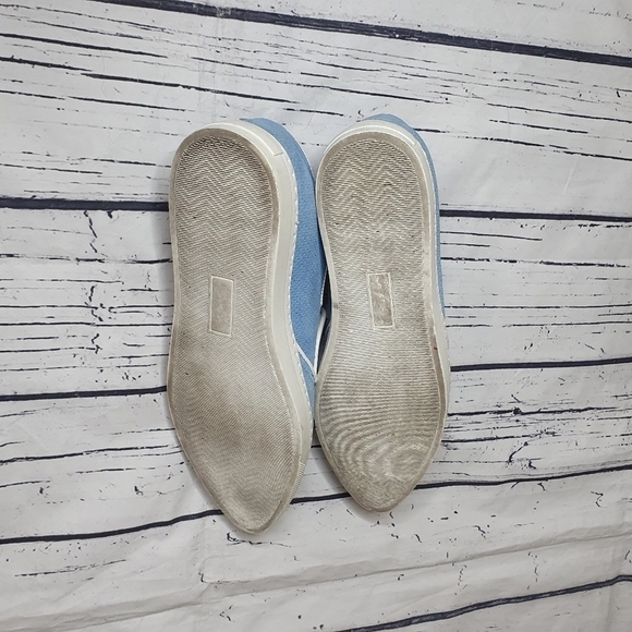 BOEMOS Made In Italy Upper Leather Light Blue Slip On Shoes Size 39 - Picture 7 of 8
